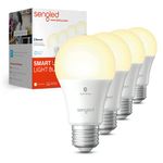 Sengled Alexa Light Bulbs, Smart Light Bulbs Bluetooth Mesh, Smart Bulbs That Work with Alexa Only, A19 Dimmable LED Bulb, No Hub Required, 4 Pack (Soft White 60W)