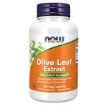 NOW Foods Olive Leaf Extract with Echinacea, 100 Capsules / 500mg