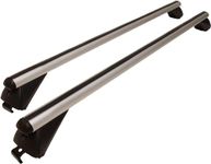 1.2m Aluminium Light Weight Lockable Roof Rail Cross Bars For Flush Solid Running Rails to Fit Toyota Yaris Cross (2020-Present)