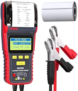 ANCEL BST500 Car Battery Tester with Printer, 12v 24v Automotive Battery Load Tester, Cranking Charging System Analyzer, 99.99% Accuracy for Car Motorcycles Truck SUV ATV RV and More