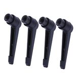 FTVOGUE 4PCS Thread Adjustable, Handles Handles Handle Metal Machine Knobs Adjustable Fixing Handle M4/5/6/8/10/12 Female Thread (M10)