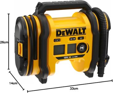 DEWALT 18V XR Cordless Inflator – Portable Air Compressor
