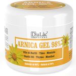 Dulàc - Arnica Gel for Bruising and Swelling 500 ml, 98% Strong Arnica Cream for Muscle and Joint Relief, Non-Greasy, Natural Formula, Arnica Cooling Gel Ideal for Massage