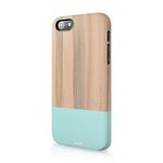 Tirita Compatible with iPhone 6 Plus & 6s Plus Hard Case Phone Cover Marble Wood Granite Texture Wooden Pastel Collage Geometric Rustic Trendy Fashion Gift Present Cute Design