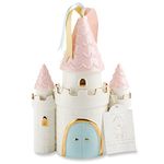 Baby Aspen Simply Enchanted Ceramic Castle Bank, Multicolored