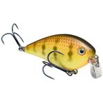 Strike King (HCKVDS1.5SH-650 KVD 1.5 Shallow Squarebill Fishing Lure, 650 - Chartreuse Perch, 3/8 oz, Black Nickel Hooks