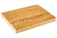 Larch Wood Canada End Grain Medium Cutting Board, Standard Line, Handcrafted for Professional Chefs & Home Cooking, 17-3/4" x 13-1/2" x 1-5/8"