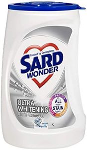 Sard Ultra Whitening Stain Remover Powder, In Wash Booster, Antibacterial Soaker, 1kg