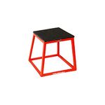 USI Universal Aluminum Metal Non Slip Plyo Box (Red, 18-inch)