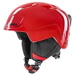 uvex Heyya - Ski Helmet for Kids - Individual Fit - Optimized Ventilation - Candy Red - 51-55 cm