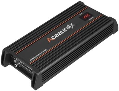 Aceauralx HD1600 Class D Monoblock Full-Range Car Amplifier,1 Ohm 1600W RMS