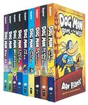 Dog Man Series 9 Books Collection Set (Dog Man, Unleashed, A Tale of Two Kitties, Dog Man and Cat Kid, Lord of the Fleas, Brawl of the Wild, For Whom the Ball Rolls, Fetch-22, Grime and Punishment)