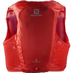 Salomon ADV HYDRA VEST 8 Running Hydration Pack, Fiery Red, XL