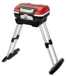 Cuisinart Petit Gourmet Portable Tabletop Gas Grill with VersaStand, Red (CGG-180C)