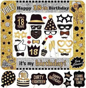 18th Birthday Inflatable Photo Booth Selfie Frame & Props Set Giant Selfie Photo Booth Picture Frame Photo Props Blow Up Photo Frame for 18 Years Old Birthday Party Decoration Suppliese