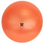 CanDo Exercise Ball, non-slip, inflatable, orange, 120cm