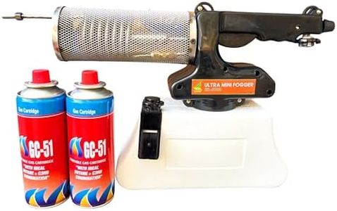 SHoRI Ultra Mini Fogger (Made in India) – Heavy Duty Portable Fogging Machine for Mosquito & Pest Control Easy Operation | Ideal for Home, Garden & Outdoor Use (Fogger + 2 Gas Cans)
