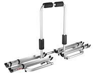 LAS 11807 Draw-Bar Rack for 2 Bicycles Aluminium Retractable