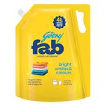 Godrej Fab Liquid Detergent Refill Pouch for Machine - 4 L