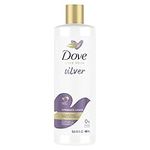 Dove Gorgeous Grays Shampoo lightweight system for hair volume & radiant shine with less brassiness, sulfate free shampoo with biotin complex 400 ml