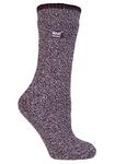 HEAT HOLDERS - Ladies Thick Reinforced 2.9 TOG Winter Warm Outdoor Merino Wool Thermal Socks (4-8 uk, Wine (Merino))