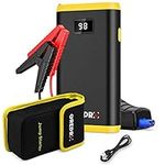 GREPRO 1500A Jump Starter Power Pack, Car Battery Booster Jump Starter and Jump Pack for 12V Vehicles, Motorcycle, Car Jump Starter with LCD Screen and LED Flashlight for up to 6.0L Gas, 3.0L Diesel