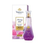 Yardley London Morning Dew Perfume Spray| Fresh Floral Scent| 90% Naturally Derived| Lilly Of Valley & Frangipani| Perfume For Women| 100Ml