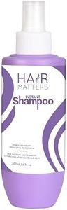 Hair Matters Waterless Dry Shampoo 200 ML Absorbs Oil & Dirt | Refreshing Clean Hair Without Water I Revives Flat Lifeless Hair I Quick and Convenient to Use