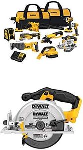 DEWALT DCK1020D2 20V Combo Kit and Circular Saw