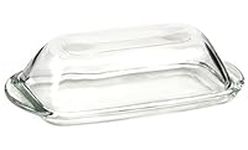 Anchor Hocking Glass Butter Dish wi