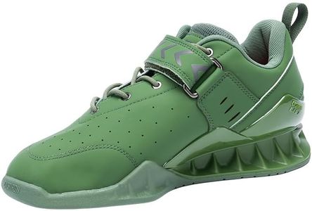 CASTIRON LIFT Weightlifting Shoes,Squat Shoes for Women - Non-Slip Rubber Sole, Stability for Powerlifting, Cross-Training, Gym Workouts Green