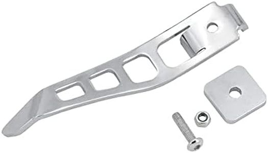 HDBUBALUS Motorcycle Kickstand Extension Fit for Harley Dyna Street Bob FXDB Fat Bob Low Rider Super Glide Custom 2007-2017 Chrome