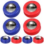 OHPHCALL 16pcs Tabletop Shuffleboard Mini Shuffleboard Pucks Shuffleboard Table Pucks Rolling Balls Supplies