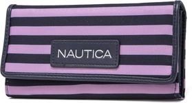 Nautica Women's Organizer Perfect Carry-All Money Manager Oraganizer with RFID Blocking Wallet, Lavendula, One Size