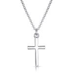 Philip Jones Silver Plated Cross Necklace