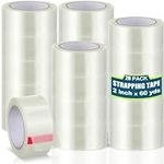 20 Rolls Strapping Tape 2 Inch x 60