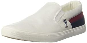 U.S. Polo Assn. Men's Carlin 3.0 Off White Sneaker Slip ON-8 UK (9 US) (2FD22398A01)