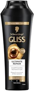 Schwarzkopf - Gliss - Shampoing Ultimate Repair - Cheveux secs/très abîmés - 89% d'ingrédients d'origine naturelle - Flacon de 250ml