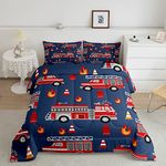 Fire Truck Bedding Full Size