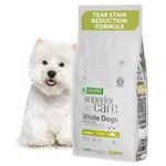 Nature's Protection Superior Care Grain Free Dog Food for Junior White Dogs - Hypoallergenic Dog Food with White Fish - Small Dog Dry Food Reduces Tear Stains, Promotes Healthy Skin & Coat, 10kg