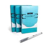 WIN Connect Ball Pens | 30 Black Ink Pens | 0.7mm Tip | Elastic Grip | Comfortable Grip | Students, Exams Use | Smooth Writing | Stationery Items | Ideal fo School, Office & Business | Premium