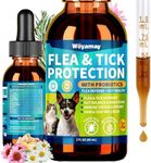 Woyamay Flea Defense + Probiotic Support Drops, Natural Flea and Tick Prevention for Dogs and Cats, Cat & Dog Flea Treatment & Probiotics Drop, Dual-Function Flea Prevention Drops, Chicken Flavor