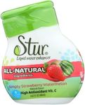 Stur Drinks - Strawberry Watermelon Natural Water Enhancer Liquid Drink Mix Sugar Free Zero Calorie Vitamin C Stevia Make Your Own Fruit Infused Flavored Waters Makes 100 Drinks