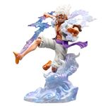 Blue Aura One Piece Monkey D Luffy Gear 5 Action Figure Height-20CM PVC Multicolour Collectible Figurine (Gear 5 Pre Version)