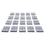 Locking Dungeon Tiles - Floor Tiles (20x Pieces), Terrain Scenery Tabletop 28mm Miniatures Role Playing Game, 3D Printed Paintable, EnderToys