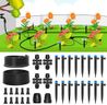 MIXC Drip Irrigation System,Quick Connector Garden Watering System Automatic Sprinkler System Kit for Lawn Raised Bed Greenhouse Plant Watering System (16FT Main Tube+ 79FT 1/4'' Tube)