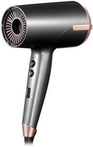 Remington One Dry & Style Hair Dryer, D6077AU, 4 Styling Attachments, Double Ionic System, High Performance 2000W, 8 Heat and Speed Combinations