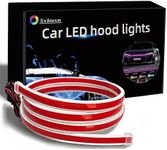 Car Hood Light Strip White 70 Inches,Welcome scanning Mode After Startup，Dynamic car Hood led Strip,Car Under Hood Light Strip，Cars, SUVs, Trucks