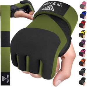 WYOX Gel Boxing Hand Wraps Inner Gloves for Men & Women, 80cm Quick Wrist Straps, Padded Knuckle Protection for Muay Thai Kickboxing, Hand Wraps for Boxing & Martial Arts