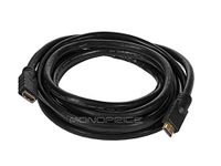 Monoprice Premium High Speed HDMI Cable - CL2, Male to Female Extension, 24AWG, 10 Feet, Black - Commercial Series